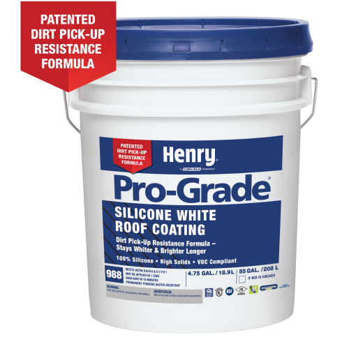 Pro-Grade<sup>®</sup> 988 Silicone White Roof Coating