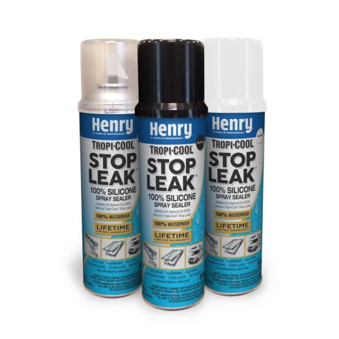 Henry<sup>®</sup> 880 Tropi-Cool<sup>®</sup> Stop Leak<sup>®</sup> 100% Silicone Spray Sealer