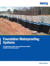 foundation waterproofing brochure
